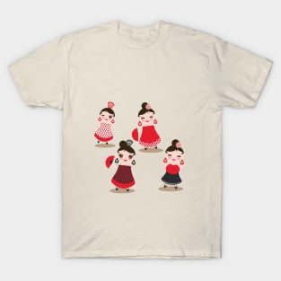 Spanish Flamenco Dancer (11) T-Shirt